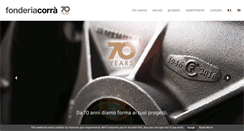 Desktop Screenshot of fonderiacorra.com